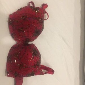 Sexy, sequence, beaded bra